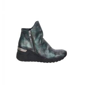 NEW ERIC MICHAEL women's nancy boots in green metallic